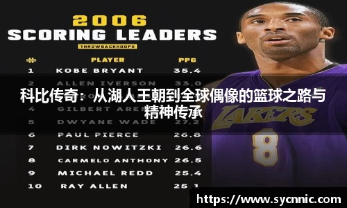 科比传奇：从湖人王朝到全球偶像的篮球之路与精神传承